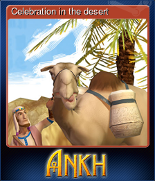 Series 1 - Card 3 of 5 - Celebration in the desert