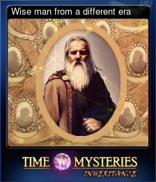 Series 1 - Card 4 of 6 - Wise man from a different era