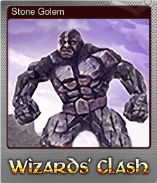 Series 1 - Card 4 of 8 - Stone Golem