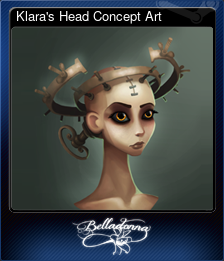 Series 1 - Card 4 of 13 - Klara's Head Concept Art