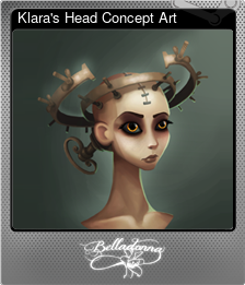 Series 1 - Card 4 of 13 - Klara's Head Concept Art