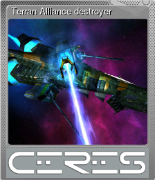 Series 1 - Card 7 of 9 - Terran Alliance destroyer