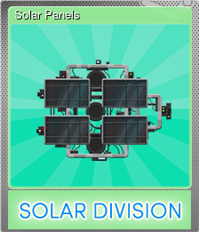 Series 1 - Card 8 of 8 - Solar Panels