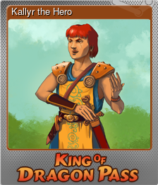 Series 1 - Card 1 of 9 - Kallyr the Hero