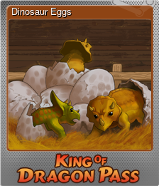 Series 1 - Card 2 of 9 - Dinosaur Eggs