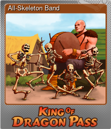 Series 1 - Card 6 of 9 - All-Skeleton Band