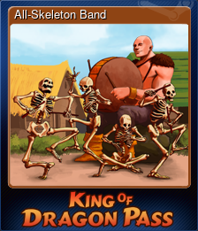 Series 1 - Card 6 of 9 - All-Skeleton Band