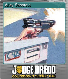 Series 1 - Card 4 of 8 - Alley Shootout