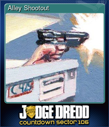 Series 1 - Card 4 of 8 - Alley Shootout