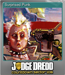 Series 1 - Card 1 of 8 - Surprised Punk