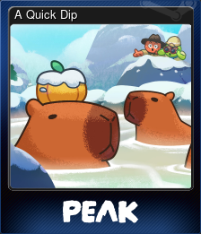 Series 1 - Card 2 of 15 - A Quick Dip