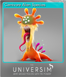 Series 1 - Card 2 of 8 - Carnivore Alien Species