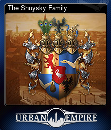 Series 1 - Card 3 of 9 - The Shuysky Family