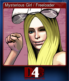 Series 1 - Card 2 of 6 - Mysterious Girl / Freeloader