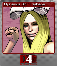 Series 1 - Card 2 of 6 - Mysterious Girl / Freeloader