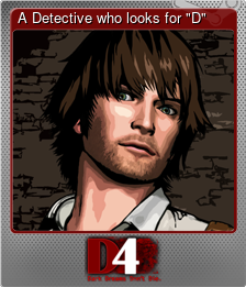 Series 1 - Card 1 of 6 - A Detective who looks for "D"