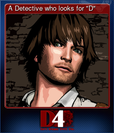 Series 1 - Card 1 of 6 - A Detective who looks for "D"