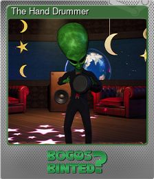 Series 1 - Card 4 of 5 - The Hand Drummer