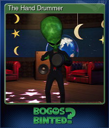Series 1 - Card 4 of 5 - The Hand Drummer