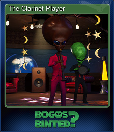 Series 1 - Card 5 of 5 - The Clarinet Player