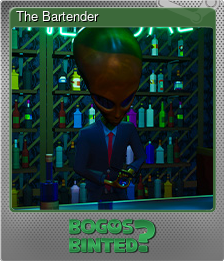 Series 1 - Card 3 of 5 - The Bartender