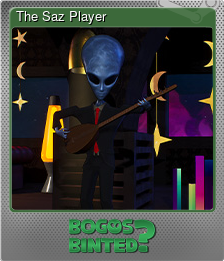 Series 1 - Card 1 of 5 - The Saz Player
