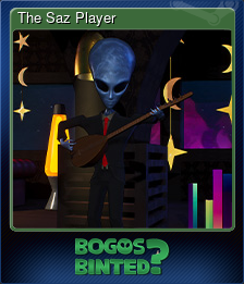 Series 1 - Card 1 of 5 - The Saz Player