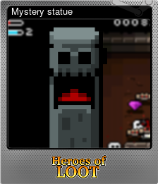 Series 1 - Card 6 of 6 - Mystery statue