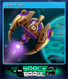 Series 1 - Card 5 of 14 - Alien Fleet