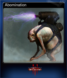 Series 1 - Card 5 of 6 - Abomination