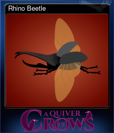 Series 1 - Card 9 of 15 - Rhino Beetle