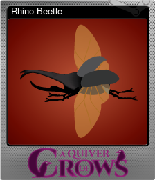Series 1 - Card 9 of 15 - Rhino Beetle