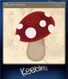 Series 1 - Card 6 of 7 - Mushrooms
