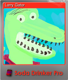 Series 1 - Card 4 of 6 - Larry Gator