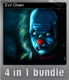 Series 1 - Card 6 of 6 - Evil Clown