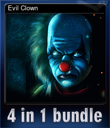 Series 1 - Card 6 of 6 - Evil Clown