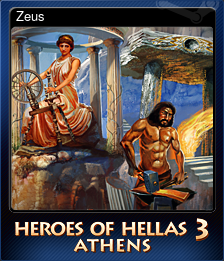 Series 1 - Card 6 of 6 - Zeus