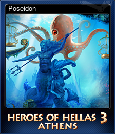 Series 1 - Card 5 of 6 - Poseidon