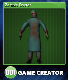 Series 1 - Card 5 of 8 - Zombie Doctor
