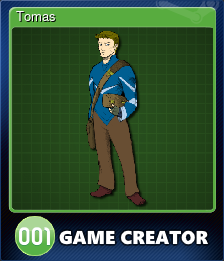 Series 1 - Card 2 of 8 - Tomas