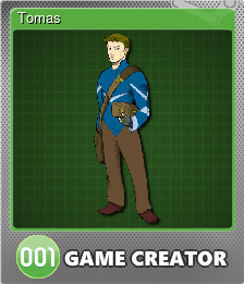 Series 1 - Card 2 of 8 - Tomas
