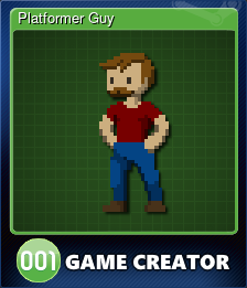 Series 1 - Card 8 of 8 - Platformer Guy