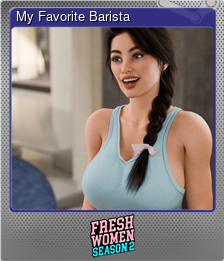 Series 1 - Card 9 of 15 - My Favorite Barista