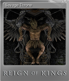 Series 1 - Card 2 of 9 - Savage Throne