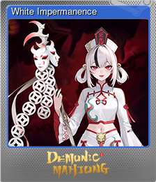 Series 1 - Card 8 of 8 - White Impermanence