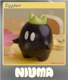 Series 1 - Card 1 of 6 - Eggplant