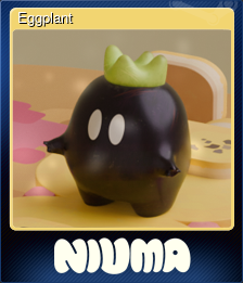 Series 1 - Card 1 of 6 - Eggplant