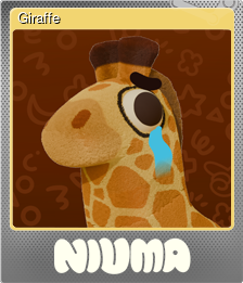 Series 1 - Card 4 of 6 - Giraffe