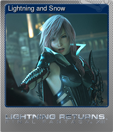 Series 1 - Card 1 of 6 - Lightning and Snow