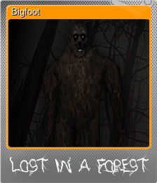 Series 1 - Card 5 of 5 - Bigfoot